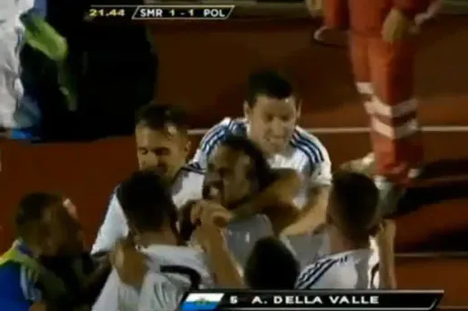 Saint-Marin, premier but en cinq ans