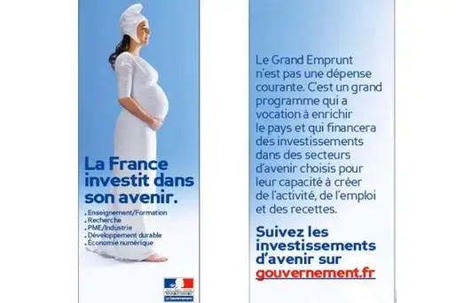 Le grand emprunt fait sa publicité