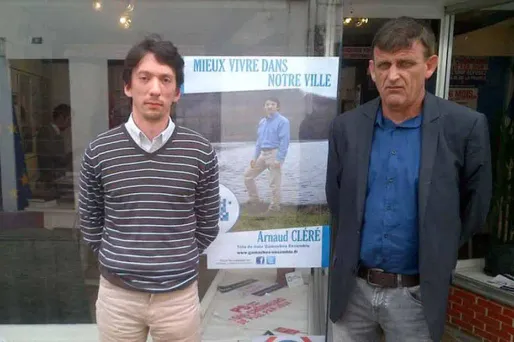 Arnaud Cléré, représentant local de l'UMP et Mariel Houyelle, le délégué cantonal du FN n'ont finalement pas réussi à s'entendre.