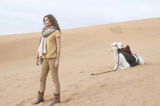 Ingrid Chauvin dans le téléfilm "Une bonne leçon" sur TF1.