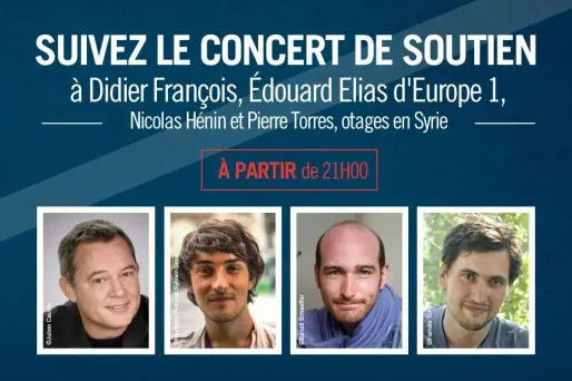 DIRECT – Suivez le concert de soutien aux otages en Syrie