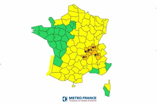 Neige : vigilance orange pour cinq départements