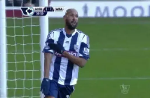 Anelka célèbre son but d’une "quenelle"