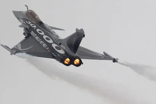 Photo d'un Rafale.