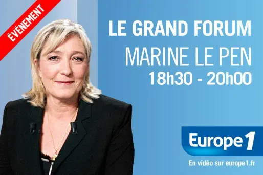DIRECT VIDEO A 18h30 - Marine le Pen face aux auditeurs d'Europe 1