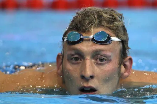 Amaury Leveaux en juillet 2012.