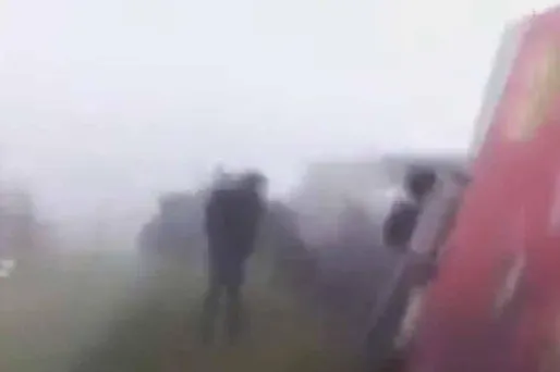 Un "mur de brouillard" provoque un carambolage monstre