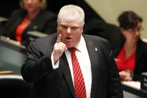 La longue déchéance du maire de Toronto