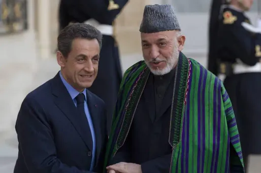 Le président français a reçu vendredi à l'Elysée son homologue afghan, Hamid Karzaï.