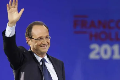 Hollande au Bourget a évoqué son parcours, sa trajectoire politique