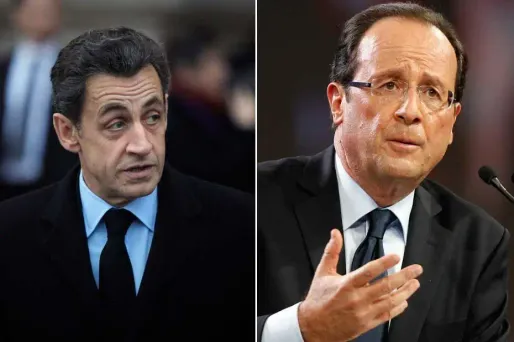2012 : Hollande à Rouen, Sarkozy sur TF1