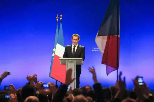 La première journée du candidat Sarkozy
