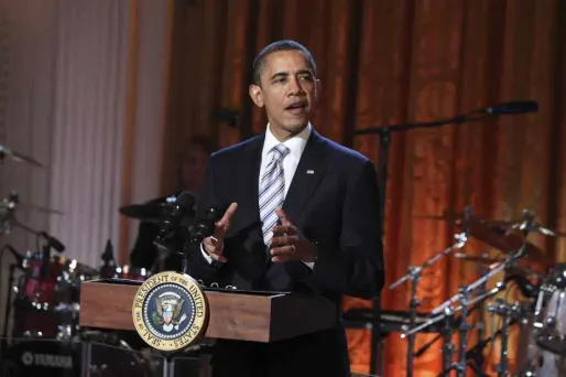 M. Obama chante le blues