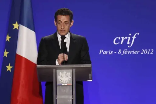 Nicolas Sarkozy s'est rendu au dîner du Crif avec les parents de l'ex-otage Gilad Shalit.