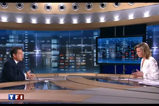 En janvier 2010, Nicolas Sarkozy faisait la seule apparition de son mandat à un journal télévisé. Sur TF1.