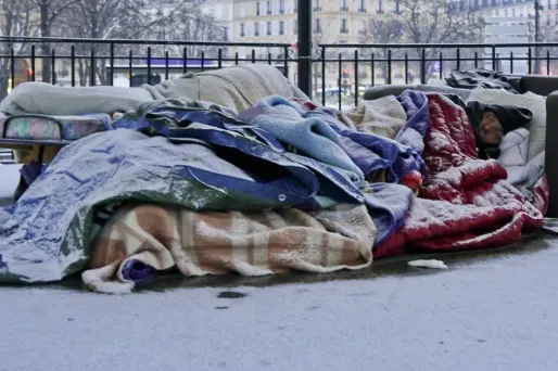 Les SDF sont souvent les premières victimes du froid.