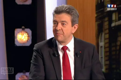 Jean-Luc Mélenchon a attaqué lundi soir les positions de Marine Le Pen sur la viande halal.