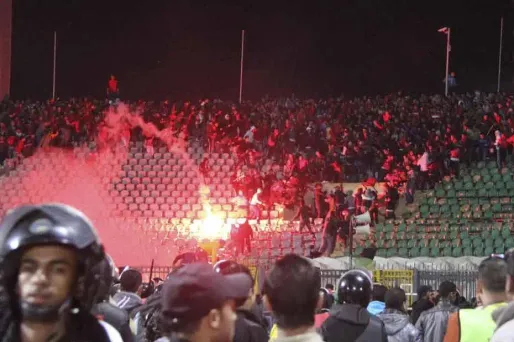 Des émeutes entre supporters lors d'une rencontre de football à Port-Saïd avaient fait 74 morts en février dernier.