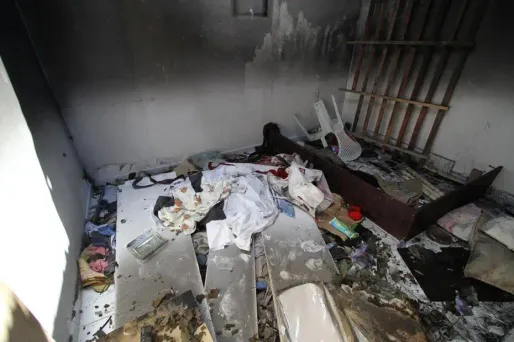 La maison où vivait Jorge da Silveira a été incendiée.