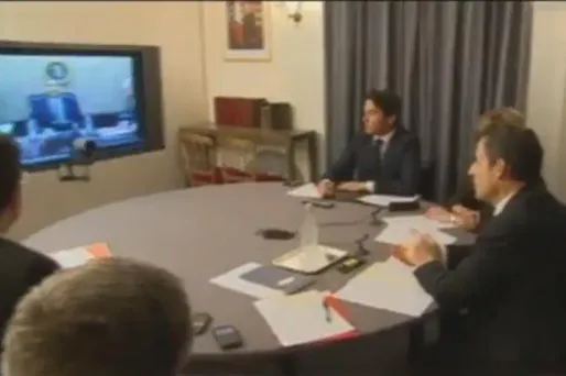 VIDEO - Sarkozy-Obama, discussion entre "winners"