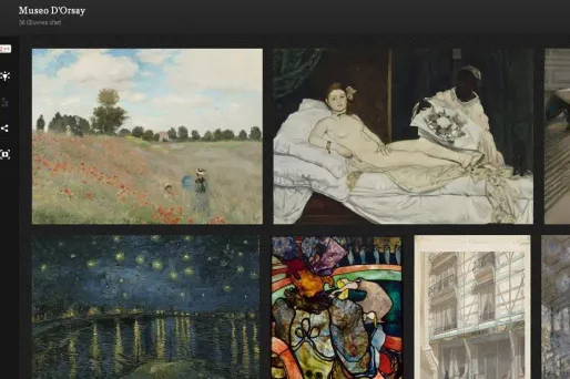 Google fait visiter six musées français
