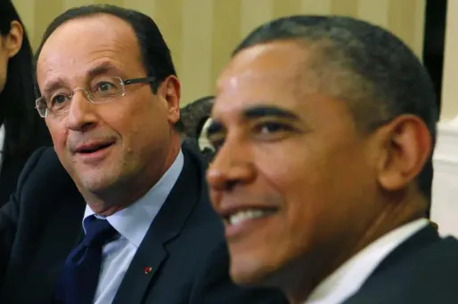 Barack Obama et François Hollande se sont rencontrés pour la première fois à la Maison blanche, vendredi. Un rendez-vous en tête à tête d'une heure.