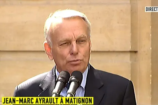 Jean-Marc Ayrault a tenu mercredi son premier discours à Matignon.