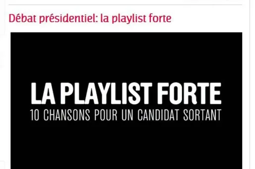 Le PS "offre" une playlist à Nicolas Sarkozy