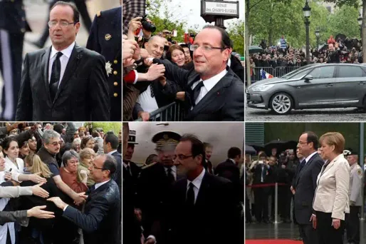 Une investiture sous la pluie