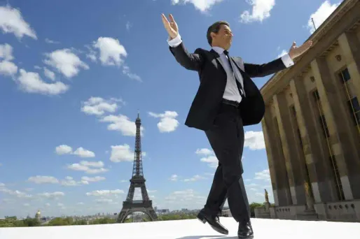 Au Trocadéro, Nicolas Sarkozy revendique un 1er mai tricolore‎