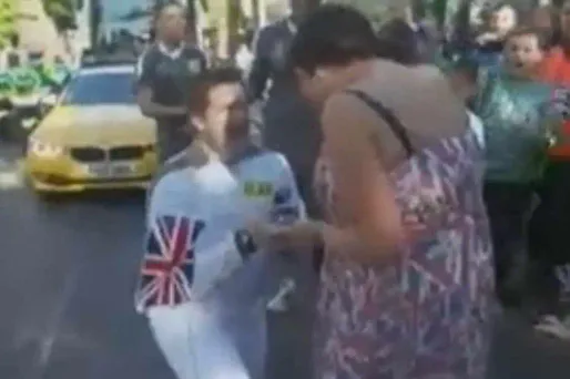 Flamme olympique : une demande en mariage