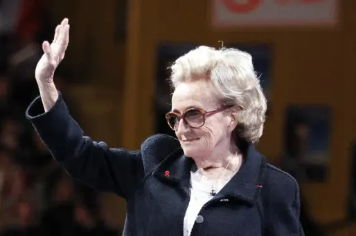 Bernadette Chirac en campagne pour Lamour