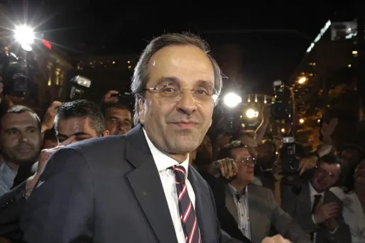 Le chef de file de la formation conservatrice Nouvelle démocratie, Antonis Samaras, est en mesure de former un gouvernement de coalition avec des formations de centre gauche.