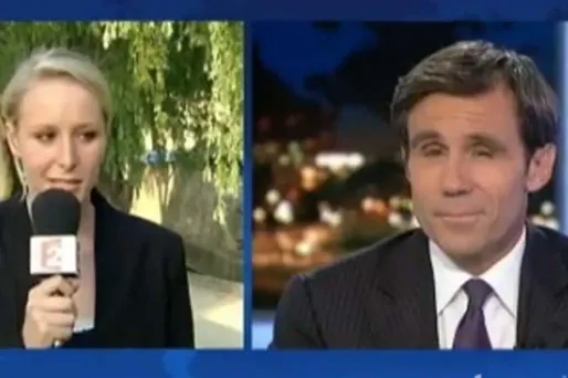 Le premier JT de Marion Le Pen