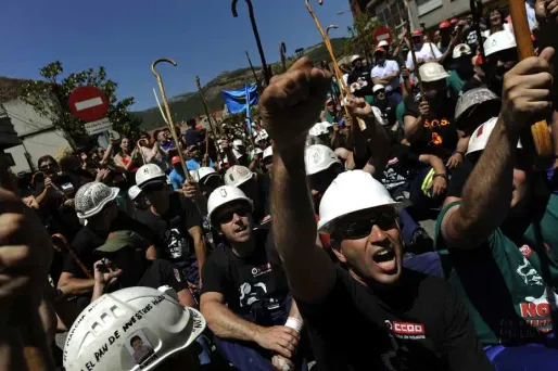 Les mineurs espagnols ont prévu d'atteindre Madrid mardi soir.