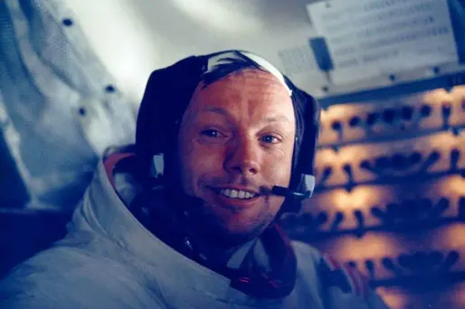 Neil Armstrong a laissé son empreinte