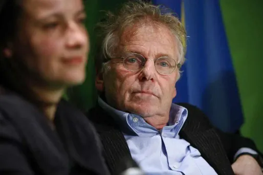 Le député européen, Daniel Cohn-Bendit et la ministre du Logement, Cécile Duflot.