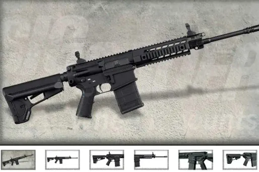 Un SIG Sauer SIG 716 est un puissant fusil d'assaut.