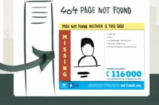 "Erreur 404" au service des enfants disparus