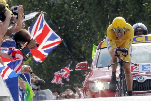 Wiggins, la victoire à 50 km/h
