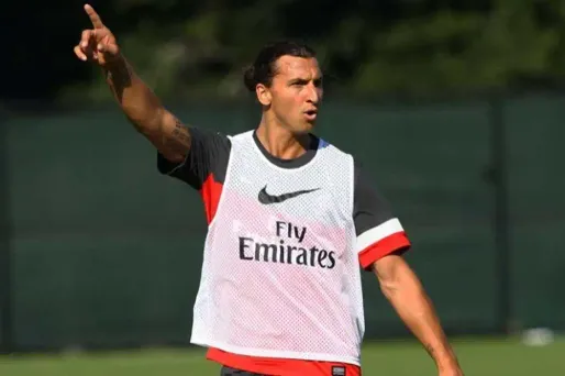 Zlatan Ibrahimovic découvre le PSG