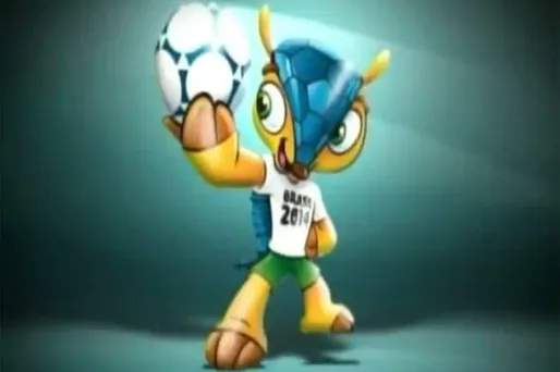Foot : la mascotte du Mondial 2014 (vidéo)