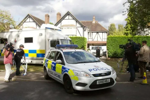 La maison de Claygate, où résidait la famille al-Hilli.