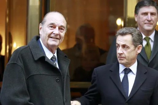 Jacques Chirac et Nicolas Sarkozy, ici en janvier 2011, vont se recroiser, cette fois virtuellement, sur France 2.