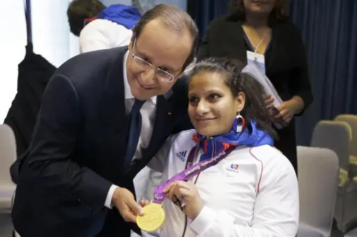 Hollande et les mérites du handisport