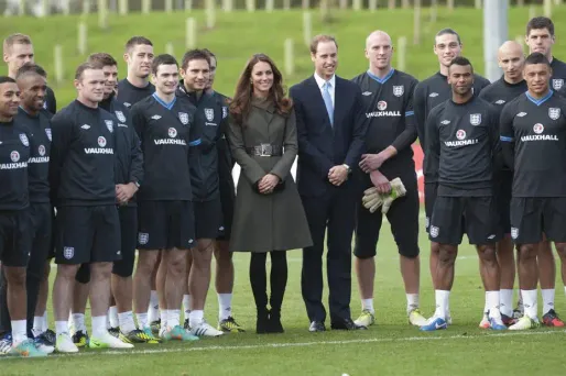 Wiliam et Kate, premiers supporters