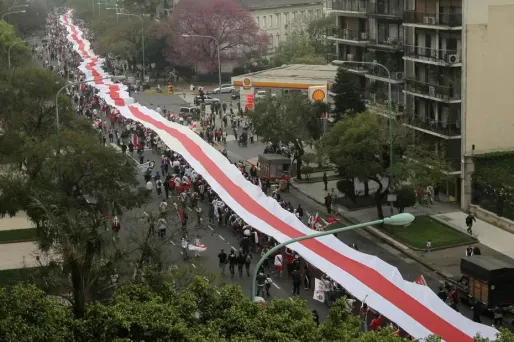 Une banderole de 8 km pour River Plate