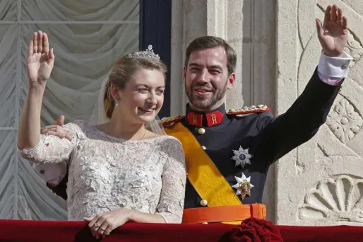 Mariage princier, sous le soleil, au Luxembourg