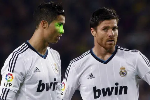 Ronaldo encore victime de lasers