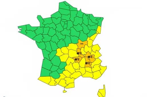 Neige : 4 départements en alerte